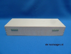De Houtwagen | kist de luxe 27 x 9.5 x 5 | houten kisten rechthoekig | € 12,95