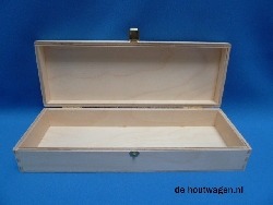 De Houtwagen | kist de luxe 27 x 9.5 x 5 | houten kisten rechthoekig | € 12,95