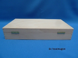 De Houtwagen | kist de luxe 27 x 14 x 5 | houten kisten rechthoekig | € 13,95