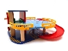 De Houtwagen | parkeergarage met lift en treinrail | houten garages | € 37,50