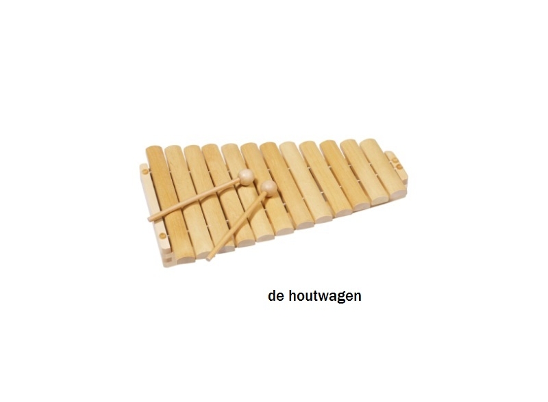 De Houtwagen | houten xylofoon goki | xylofoon | € 29,95