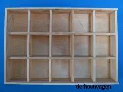 letterbak met 15 vakken 40 x 27 x 4.2