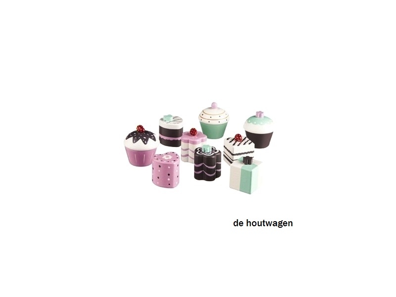 speelgoed gebakjes 9 stuks kids