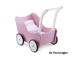 poppenwagen roze new