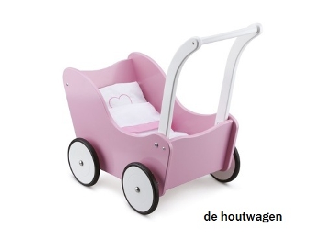 poppenwagen roze new