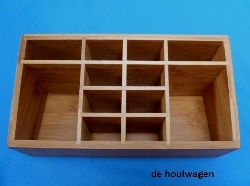 De Houtwagen | houten veelzijdige organizer | diversen blank hout | € 12,95