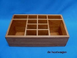 De Houtwagen | houten veelzijdige organizer | diversen blank hout | € 12,95
