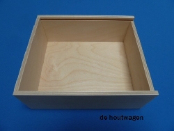 kist met schuifdeksel 19 x 16 x 7-0