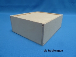 kist met schuifdeksel 19 x 16 x 7-1