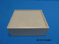 kist met schuifdeksel 19 x 16 x 7-2