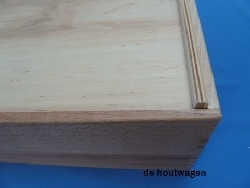 De Houtwagen | opbergkrat beukenhout gelakt lang 60 x 40 x 21 | houten kratten | € 45,00