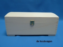 De Houtwagen | houten schatkist 26 x 17 x 12 | houten kisten overige vormen | € 39,95
