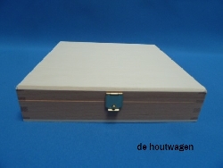 De Houtwagen | kist vierkant 16.5 x 16.5 x 3.5  | houten kisten vierkant | € 8,95