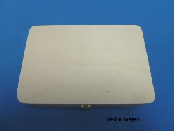 De Houtwagen | kist met ronde hoeken 21 x 14.5 x 5.5 | houten kisten rechthoekig | € 22,50