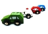 houten auto's set van 4 playwood