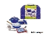 kookset blauw in koffer