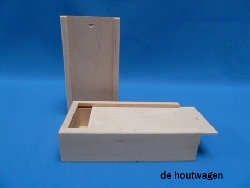 kistje met schuifdeksel dik 17 x 9 x 4.5