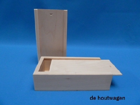 kistje met schuifdeksel dik 17 x 9 x 4.5
