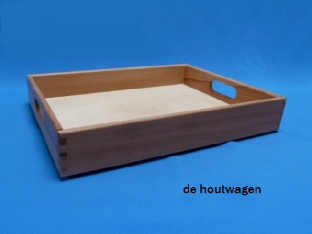 opbergkrat beukenhout laagste 40 x 30 x 7