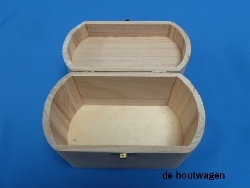 De Houtwagen | kist ovaal hoog 19 x 11 | houten kisten overige vormen | € 5,95