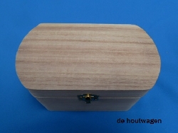 De Houtwagen | kist ovaal hoog 19 x 11 | houten kisten overige vormen | € 5,95