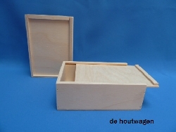 kist met schuifdeksel 15.5 x 10.5 x 5.5