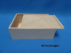 kist met schuifdeksel 17 x 12 x 6