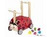 houten loopwagen lieveheersbeestje