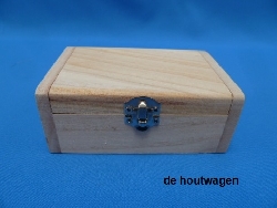 De Houtwagen | sieradenkistje 11.5 x 7.5 x 4.5 | houten kisten rechthoekig | € 4,25
