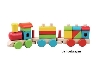 blokkentrein gekleurd playwood