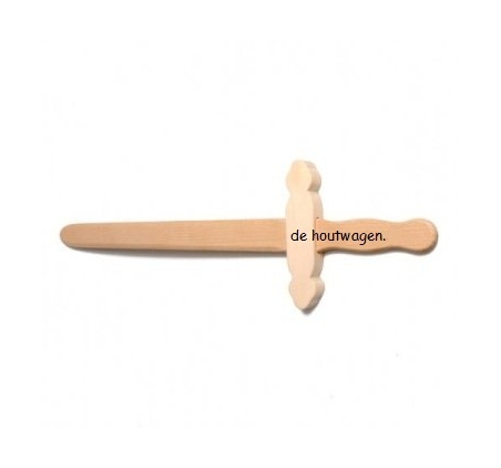 houten speelgoed zwaard