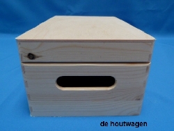 De Houtwagen | opbergkist playwood 30 x 20 x 14 | houten opbergkisten | € 15,50