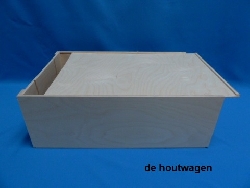 kist met schuifdeksel 58 x 37.5 x 20