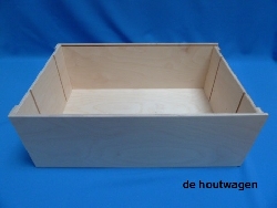 De Houtwagen | kist met schuifdeksel 58 x 37.5 x 20 | houten kisten met schuifdeksel | € 46,00