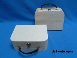 koffer met leren handvat-0