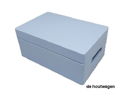 opbergkist blauw klein 30 x 20 x 13