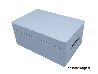 De Houtwagen | opbergkist blauw klein 30 x 20 x 13 | houten opbergkisten | € 17,50