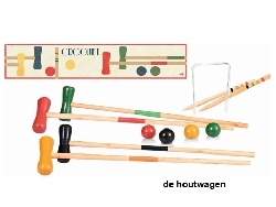 croquet spel voor 4 personen