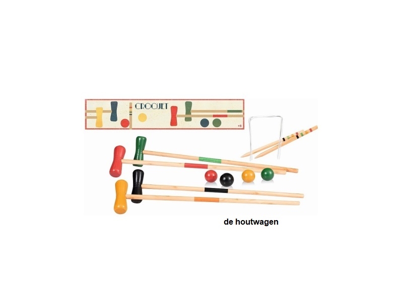 croquet spel voor 4 personen