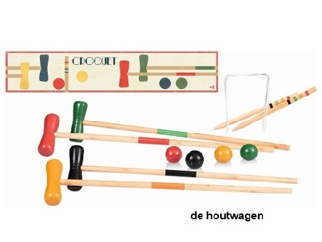 croquet spel voor 4 personen