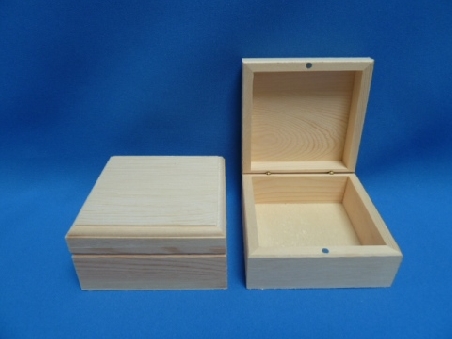 De Houtwagen | kistje klein 9 x 9 x 5 | houten kisten vierkant | € 3,95
