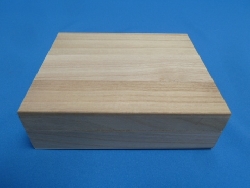 De Houtwagen | kistje met losse deksel paulonia 16 x 14 x 5 | houten kisten rechthoekig | € 4,50