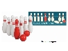De Houtwagen | houten bowlingset | buiten speelgoed | € 34,50