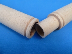De Houtwagen | breinaalden koker breed | diversen blank hout | € 9,95