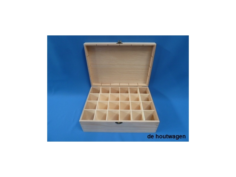 De Houtwagen | houten stenenkist hoog model | houten kisten met vakverdeling | € 11,50