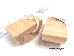 loopklossen blank hout