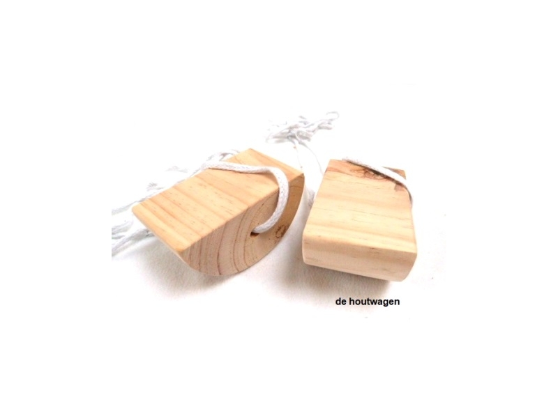 loopklossen blank hout