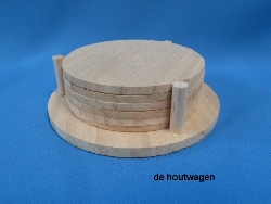houten onderzetters rond-1