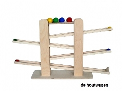 houten kogelbaan groot
