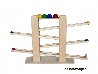 De Houtwagen | houten kogelbaan groot | knikkerbaan- autobaan | € 49,95
